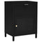 vidaXL Nightstands 2 pcs Black 40x30x54.5 cm Steel and Glass