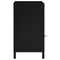 vidaXL Nightstands 2 pcs Black 40x30x54.5 cm Steel and Glass