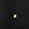 vidaXL Nightstands 2 pcs Black 40x30x54.5 cm Steel and Glass