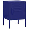 vidaXL Nightstands 2 pcs Navy Blue 35x35x51 cm Steel