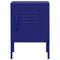 vidaXL Nightstands 2 pcs Navy Blue 35x35x51 cm Steel