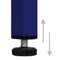 vidaXL Nightstands 2 pcs Navy Blue 35x35x51 cm Steel