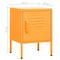 vidaXL Nightstands 2 pcs Mustard Yellow 35x35x51 cm Steel