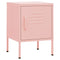 vidaXL Nightstands 2 pcs Pink 35x35x51 cm Steel