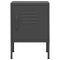 vidaXL Nightstands 2 pcs Anthracite 35x35x51 cm Steel