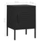 vidaXL Nightstands 2 pcs Black 35x35x51 cm Steel