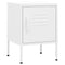 vidaXL Nightstands 2 pcs White 35x35x51 cm Steel