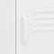 vidaXL Nightstands 2 pcs White 35x35x51 cm Steel