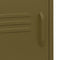 vidaXL Nightstands 2 pcs Olive Green 35x35x51 cm Steel