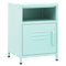 vidaXL Nightstands 2 pcs Mint 35x35x51 cm Steel