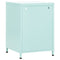 vidaXL Nightstands 2 pcs Mint 35x35x51 cm Steel