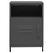 vidaXL Nightstands 2 pcs Anthracite 35x35x51 cm Steel
