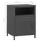 vidaXL Nightstands 2 pcs Anthracite 35x35x51 cm Steel