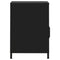 vidaXL Nightstands 2 pcs Black 35x35x51 cm Steel