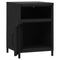 vidaXL Nightstands 2 pcs Black 35x35x51 cm Steel