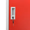 vidaXL Locker Cabinets 5 pcs Light Grey and Red 90x45x92.5 cm Steel