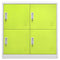 vidaXL Locker Cabinets 5 pcs Light Grey and Green 90x45x92.5 cm Steel