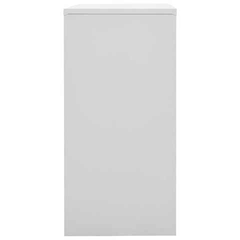 vidaXL Locker Cabinets 2 pcs Light Grey and Green 90x45x92.5 cm Steel
