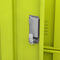 vidaXL Locker Cabinets 2 pcs Light Grey and Green 90x45x92.5 cm Steel