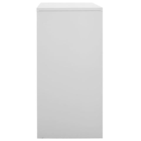 vidaXL Locker Cabinets 5 pcs Light Grey 90x45x92.5 cm Steel