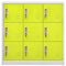 vidaXL Locker Cabinets 2 pcs Light Grey and Green 90x45x92.5 cm Steel