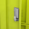 vidaXL Locker Cabinets 2 pcs Light Grey and Green 90x45x92.5 cm Steel