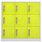 vidaXL Locker Cabinets 5 pcs Light Grey and Green 90x45x92.5 cm Steel