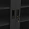 vidaXL Office Cabinet with Planter Box Anthracite 90x40x113 cm Steel