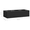 vidaXL Office Cabinet with Planter Box Anthracite 90x40x113 cm Steel