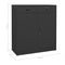 vidaXL Office Cabinet with Planter Box Anthracite 90x40x125 cm Steel
