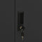 vidaXL Office Cabinet with Planter Box Anthracite 90x40x125 cm Steel