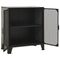 vidaXL Storage Cabinets 2 pcs Grey 72x36x82 cm Metal and MDF