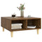 vidaXL Coffee Table Brown Oak 60x60x30 cm Engineered Wood