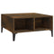 vidaXL Coffee Table Smoked Oak 60x60x30 cm Engineered Wood