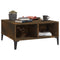vidaXL Coffee Table Smoked Oak 60x60x30 cm Engineered Wood