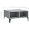 vidaXL Coffee Table Grey Sonoma 60x60x30 cm Engineered Wood