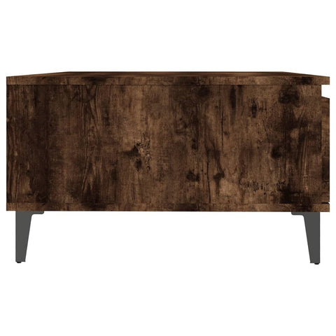 vidaXL Coffee Table Smoked Oak 90x60x35 cm Engineered Wood