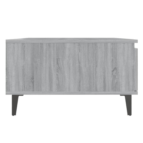 vidaXL Coffee Table Grey Sonoma 90x60x35 cm Engineered Wood