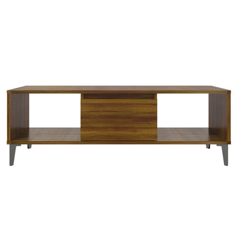 vidaXL Coffee Table Brown Oak 103.5x60x35 cm Engineered Wood