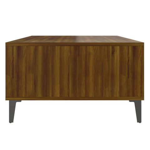 vidaXL Coffee Table Brown Oak 103.5x60x35 cm Engineered Wood