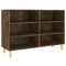 vidaXL Sideboard Smoked Oak 103.5x35x70 cm Engineered Wood