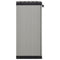 vidaXL Garden Storage Cabinet with 1 Shelf Grey and Black 35x40x85 cm