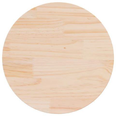 vidaXL Table Top Ø70x2.5 cm Solid Wood Pine