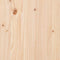 vidaXL Table Top Ø70x2.5 cm Solid Wood Pine