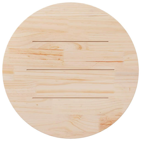 vidaXL Table Top Ø80x2.5 cm Solid Wood Pine