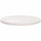 vidaXL Table Top White Ø50x2.5 cm Solid Wood Pine