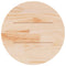 vidaXL Table Top White Ø50x2.5 cm Solid Wood Pine