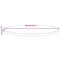 vidaXL Table Top White Ø80x2.5 cm Solid Wood Pine