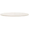 vidaXL Table Top White Ø90x2.5 cm Solid Wood Pine