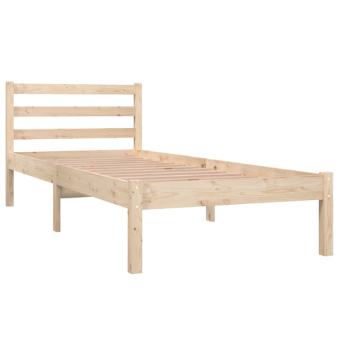 vidaXL Bed Frame without Mattress 75x190cm Small Single